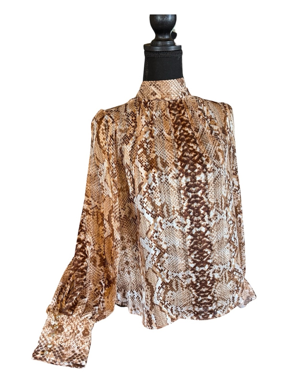 H&M Snake Printed Top